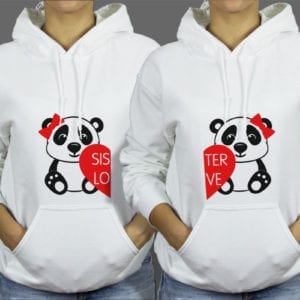 Majice ili dukse Sisters panda 1