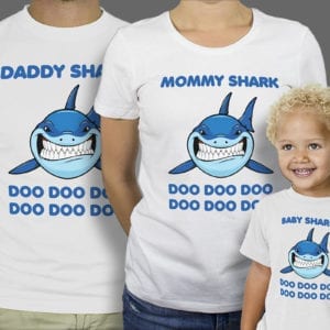 Majice ili Hoodie Family Shark 1