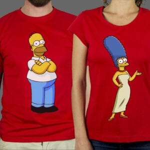 Majica ili Hoodie Homer & Marge Pair