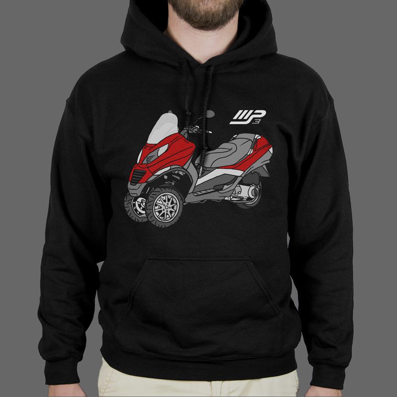 Majica ili Hoodie Piaggio MP3 Red