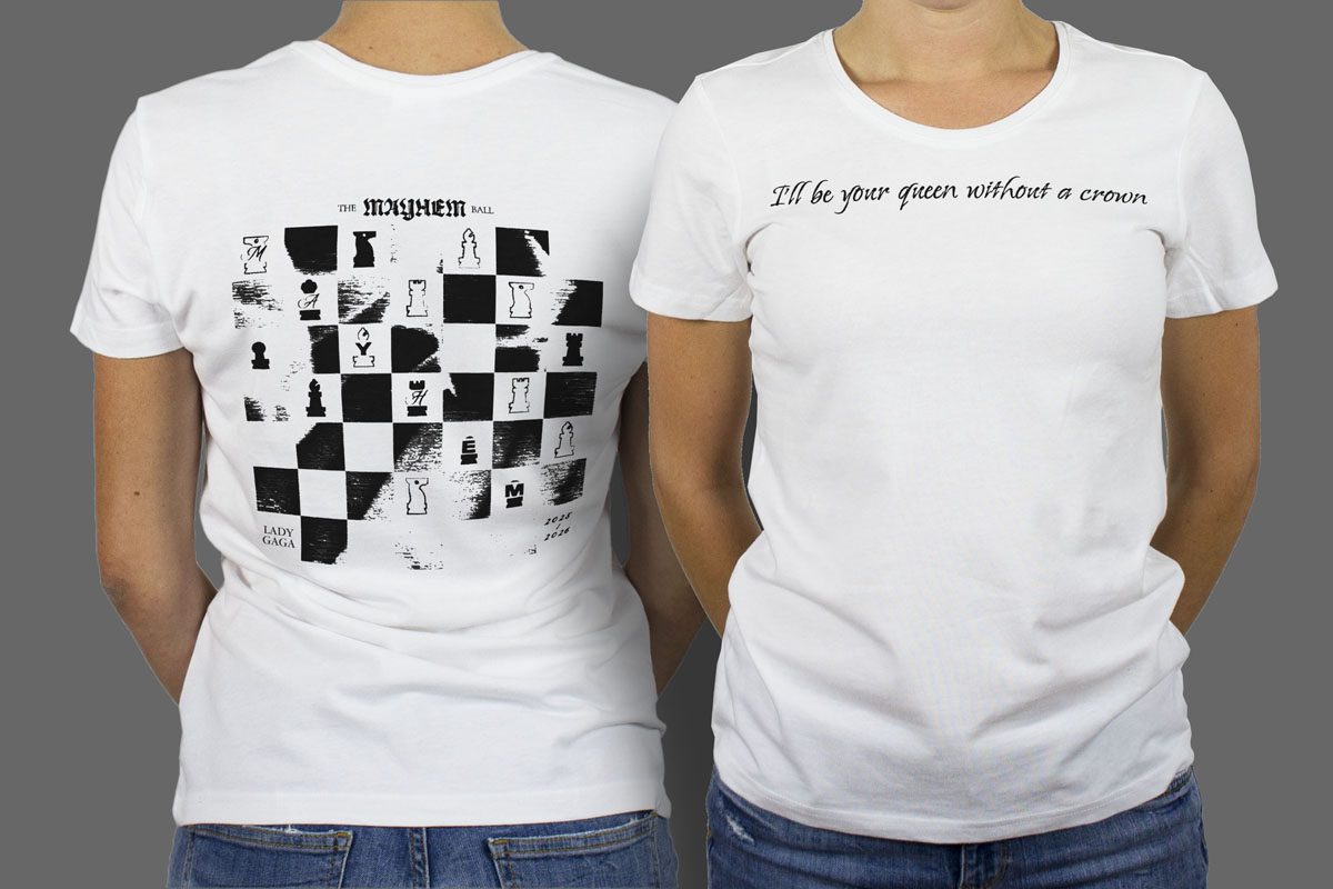 Majica ili Hoodie Lady Gaga Chessboard