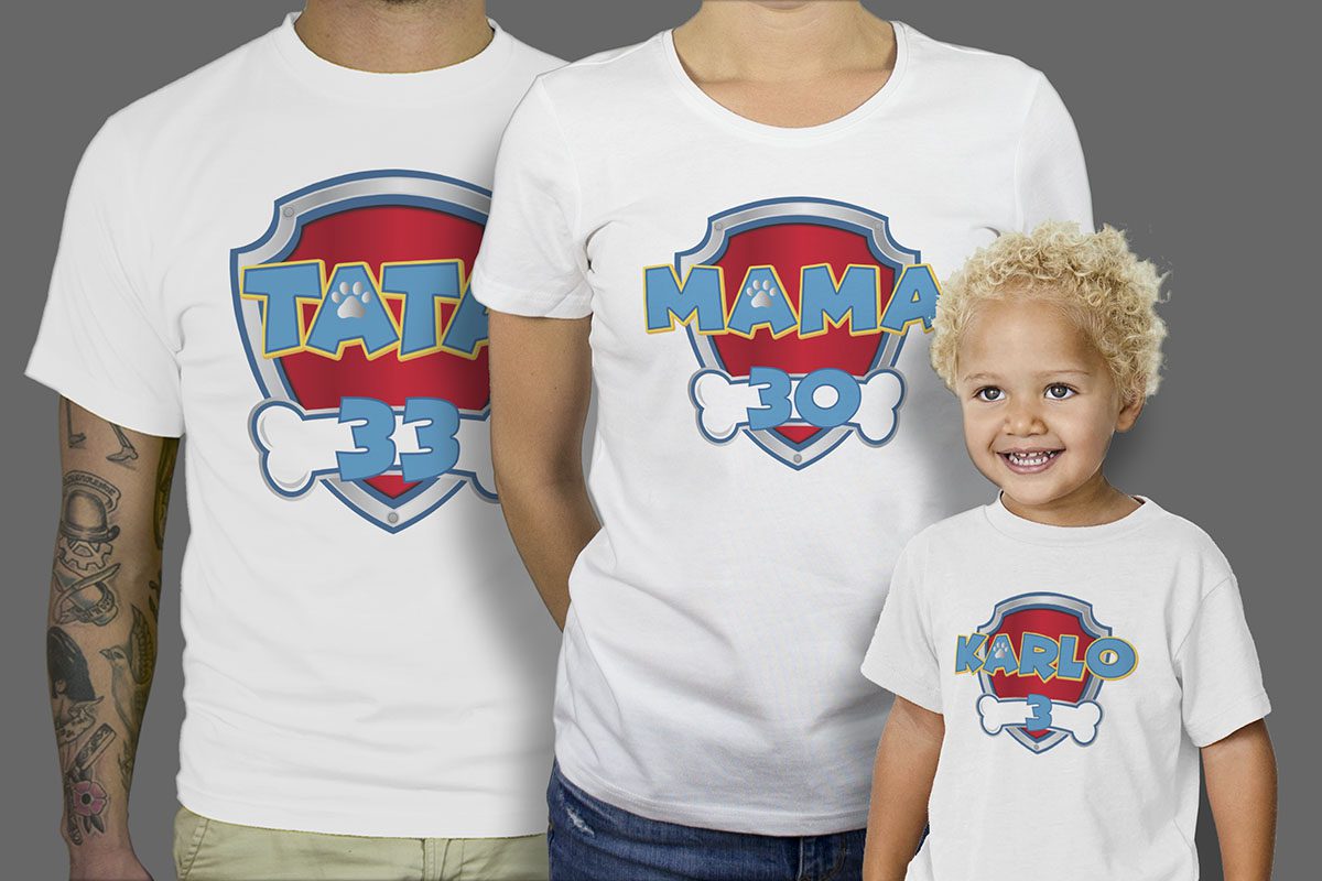 Majica ili Hoodie Paw Patrol Family
