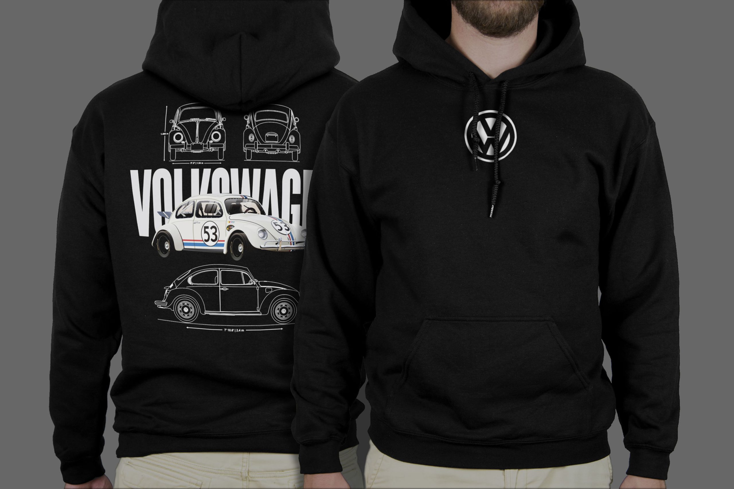Majica ili Hoodie Auto Sport Volkswagen Beetle