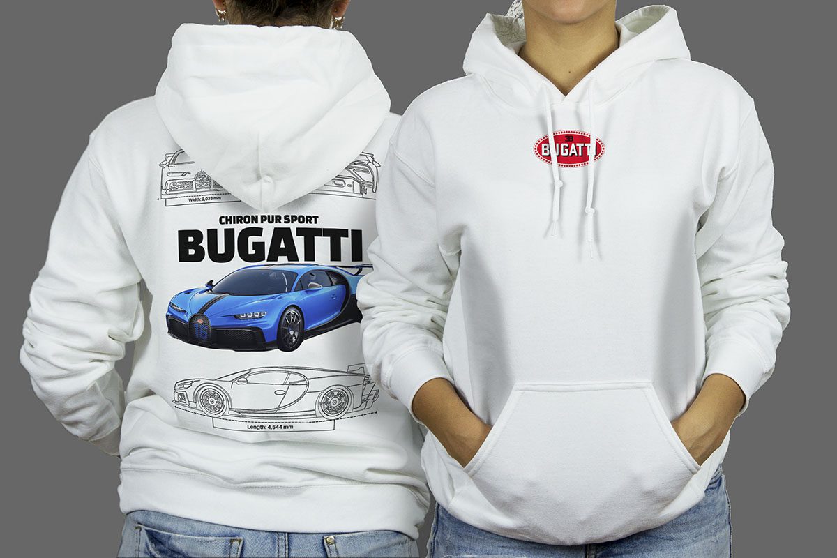 Majica ili Hoodie Auto Sport Bugatti Chiron