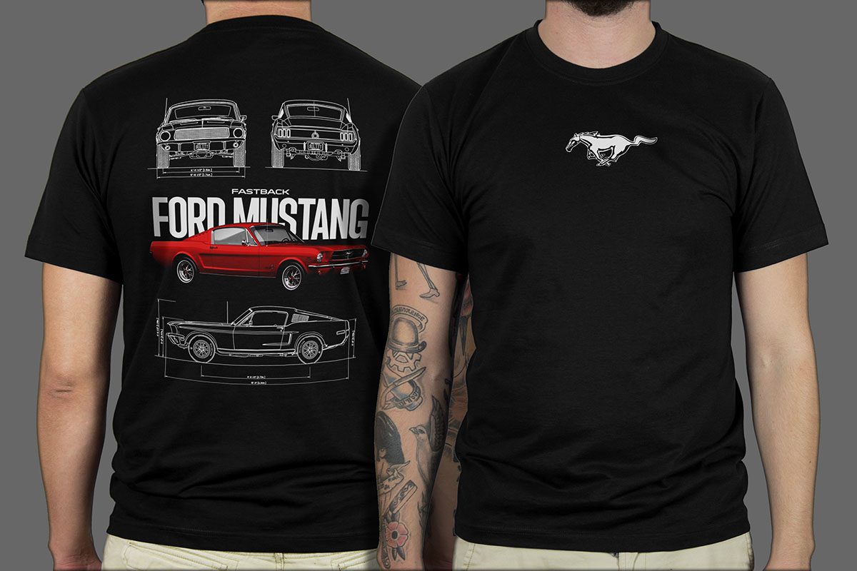 Majica ili Hoodie Auto Sport Ford Mustang 1965